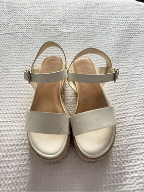 a new day Women's White Platform Sandals